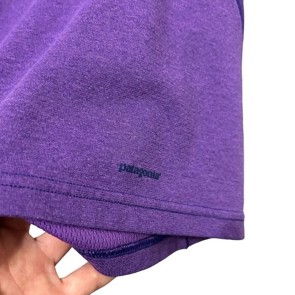 Patagonia Capilene 3 Midweight Crew Neck Long Sleeve Tee Shirt M Purple - Picture 4 of 10